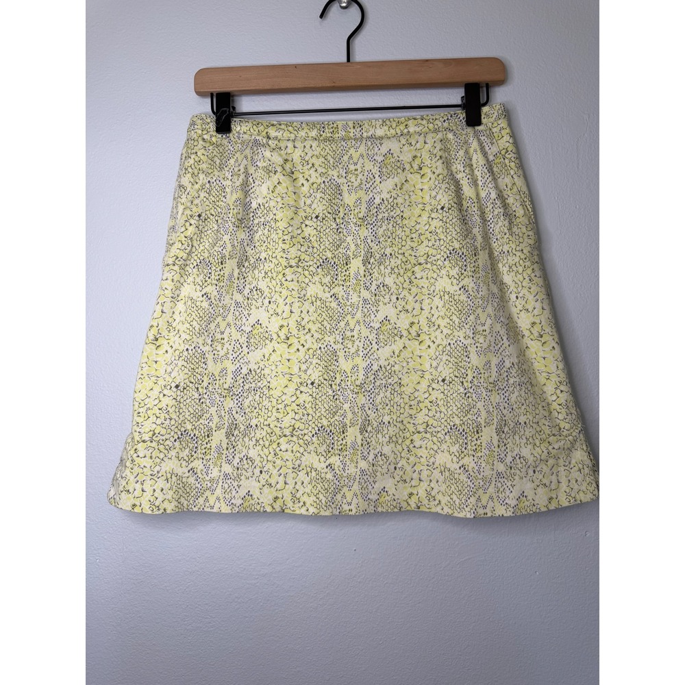 Tail - Lime Green Snakeskin Print Skort Tennis Golf Pickleball Athletic Wear Sz6